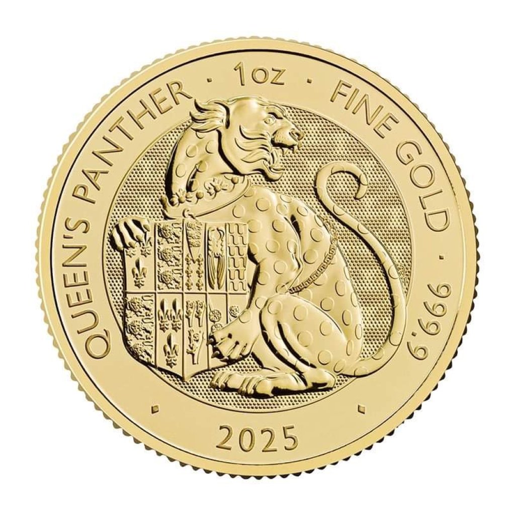 Zlatá mince 1 Oz The Royal Tudor Beast "Queen Panther" 2025 – obrázek 1