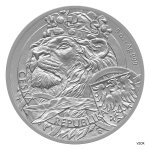 Stříbrná 5oz investiční mince Český lev 2025 stand – obrázek 1