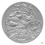 Stříbrná 2oz investiční mince Český lev 2025 stand číslováno – obrázek 2