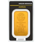 Zlatý slitek 100 g Argor-Heraeus odlévaný - obrázek 1