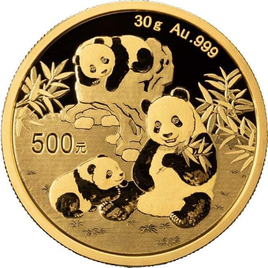 Zlatá mince 30 g Panda 2025 – obrázek 1