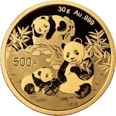 Zlatá mince 30 g Panda 2025 – obrázek 1