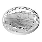 Stříbrná mince Na kolech - Elektrická lokomotiva S 699.001 proof – obrázek 3