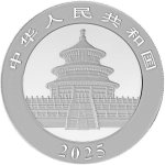 Stříbrná mince 30 g Panda 2025 – obrázek 2
