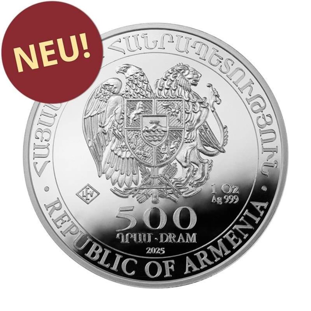 Stříbrná mince 1 Oz Archa Noemova 2025 – obrázek 1