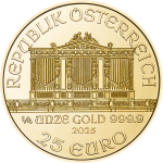 Zlatá mince 1/4 Oz Philharmoniker 2025 - obrázek 2