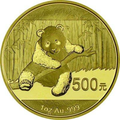 Zlatá mince 1 Oz Panda – obrázek 1