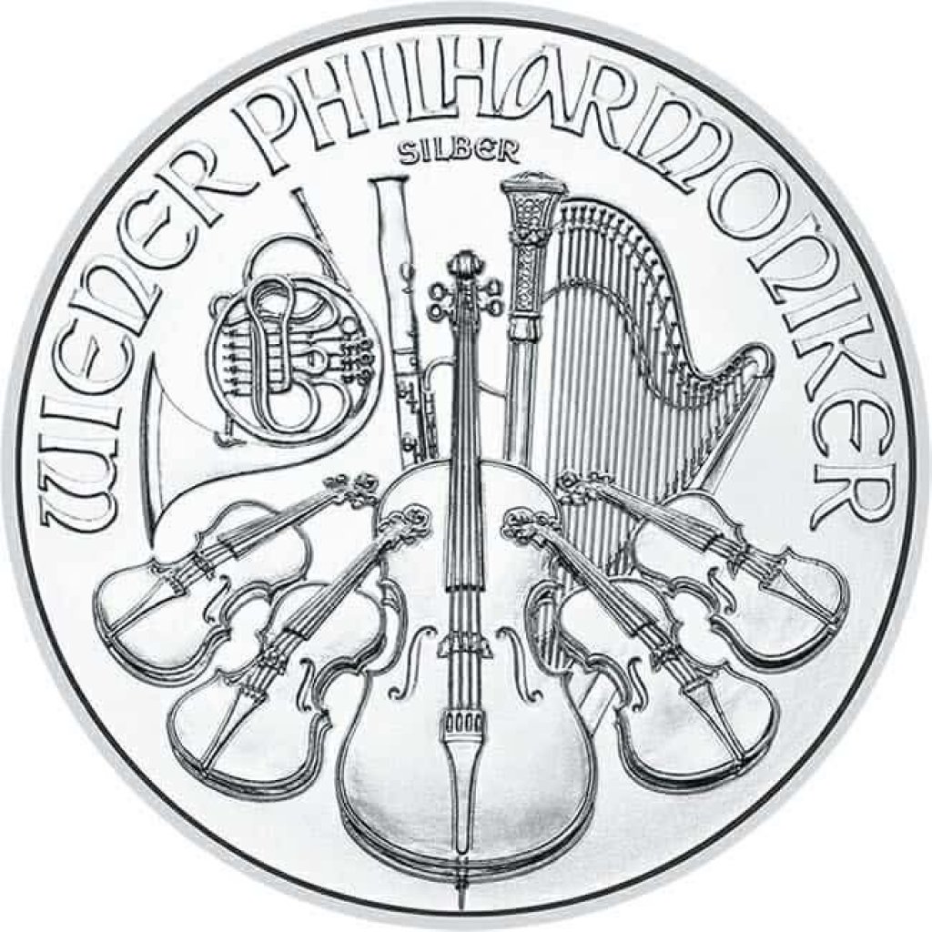 Stříbrná mince 1 Oz Philharmoniker 2025 – obrázek 1