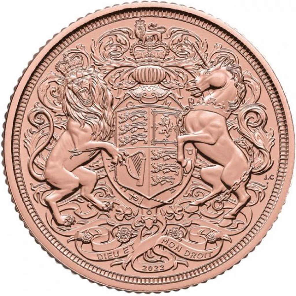 Zlatá mince 1/2 Libry Sovereign Memorial 2022 - obrázek 1
