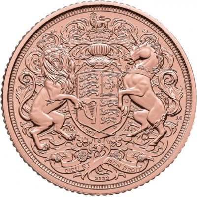 Zlatá mince 1/2 Libry Sovereign Memorial 2022 - obrázek 1