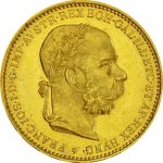 Zlatá mince 20 Korun Rakousko – obrázek 2