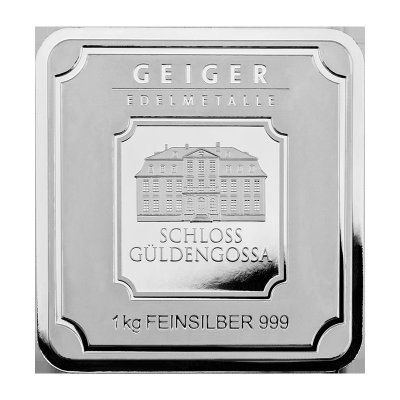 Stříbrný slitek Geiger original 1000 g .999 - obrázek 1