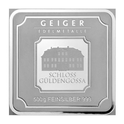 Stříbrný investiční slitek GEIGER Originál 500 g - obrázek 1