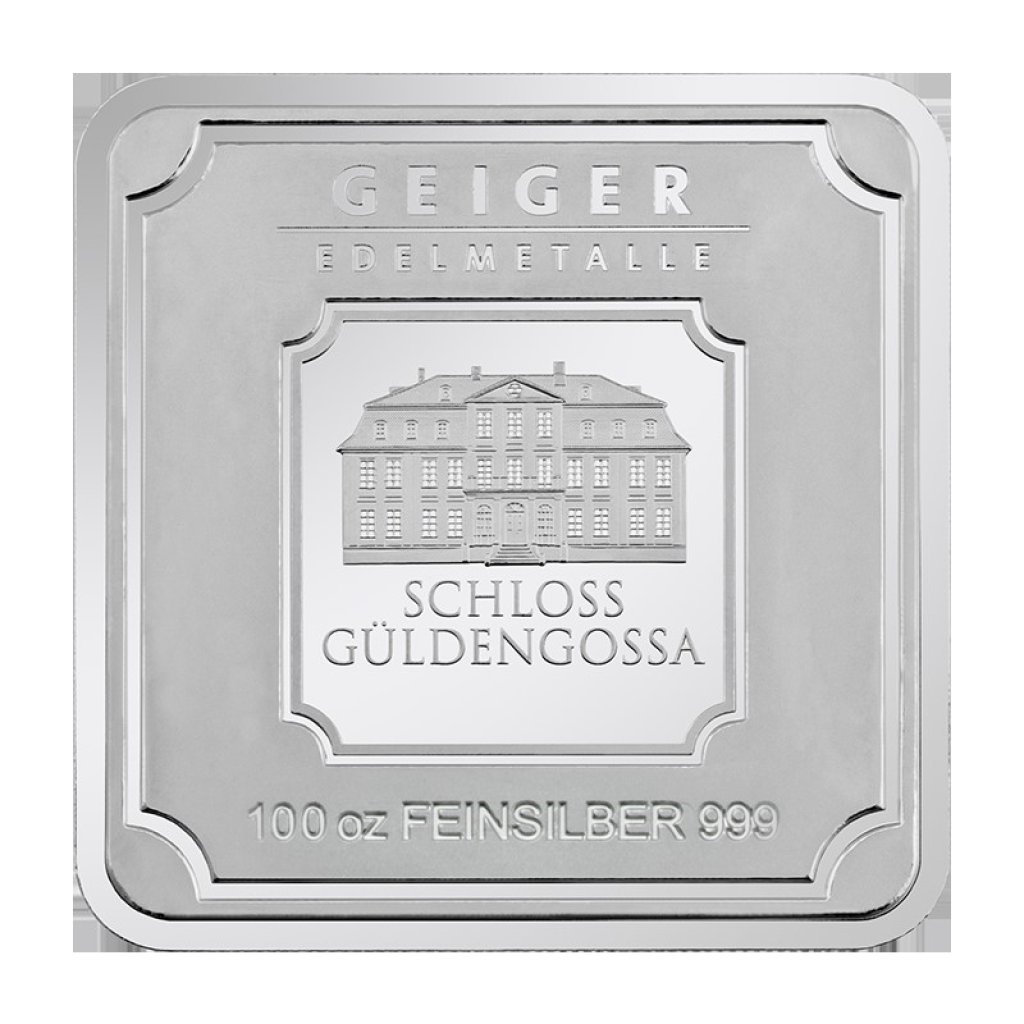 Stříbrný investiční slitek GEIGER Originál 3110 g - obrázek 1