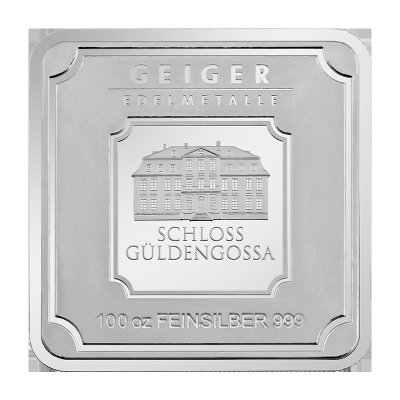 Stříbrný investiční slitek GEIGER Originál 3110 g - obrázek 1