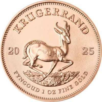 Zlatá mince 1 Oz Krugerrand 2025 – obrázek 1