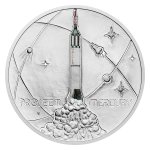 Stříbrná mince Mléčná dráha - První Američan ve vesmíru proof