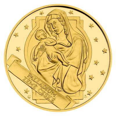 Desetidukát ČR 2024 - Palladium země české proof