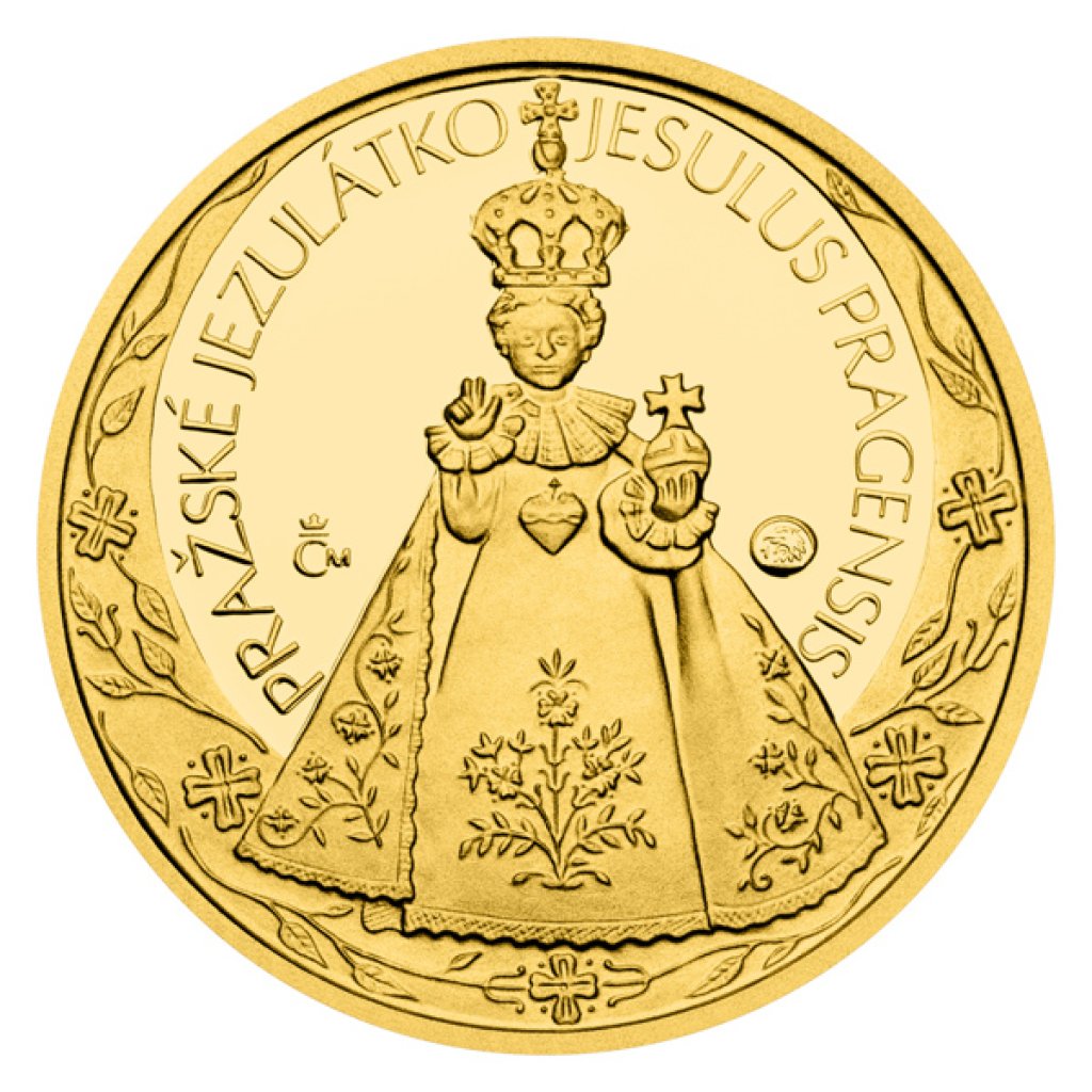 Zlatý dukát Pražské Jezulátko 2024 proof