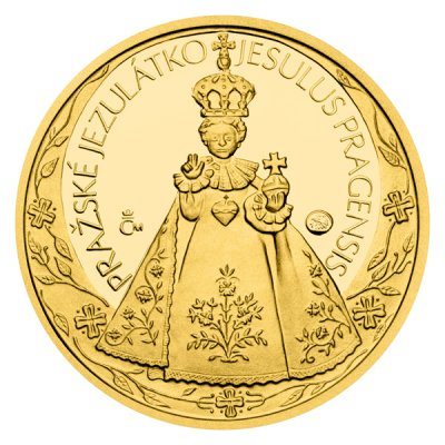 Zlatý dukát Pražské Jezulátko 2024 proof