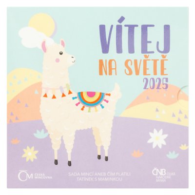 Sada oběžných mincí 2025 Narození dítěte stand – obrázek 1
