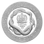 Stříbrná mince Rok hada proof – Obrázek 2