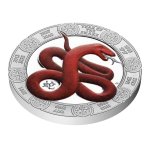 Stříbrná mince Rok hada proof – Obrázek 3