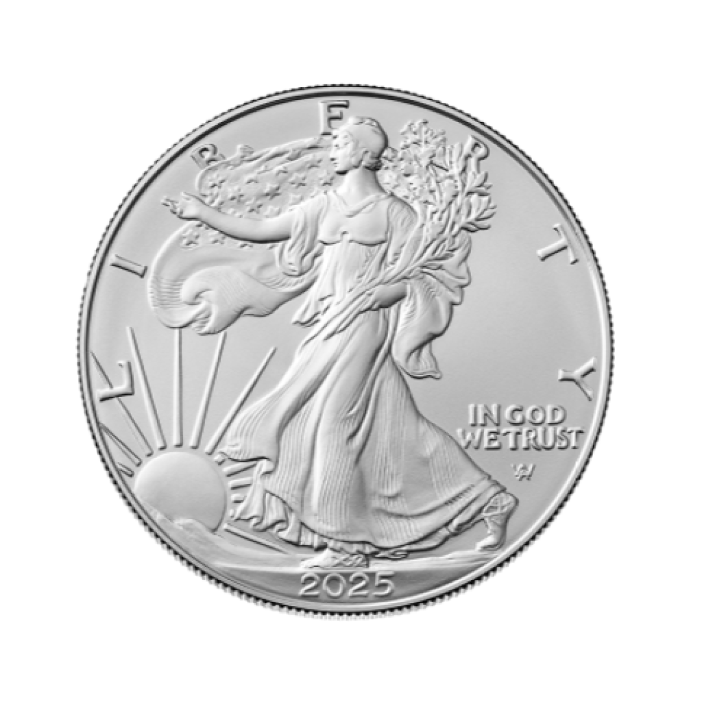 Stříbrná mince 1 Oz American Eagle 2025 – obrázek 2