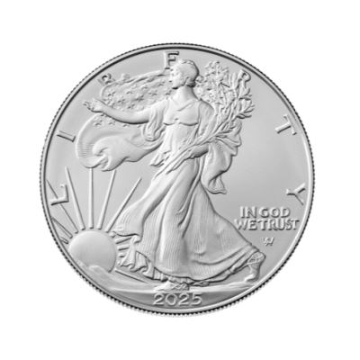 Stříbrná mince 1 Oz American Eagle 2025 – obrázek 2