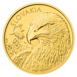 Sada dvou zlatých 1oz investičních mincí Český lev a Orel 2025 stand – obrázek 3
