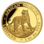 Zlatá mince 1 Oz Africká divočina Somálský leopard - obrázek 2
