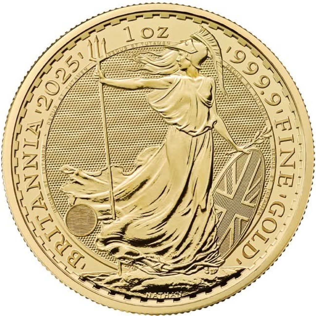 Zlatá mince 1 Oz Britannia 2025 – obrázek 1