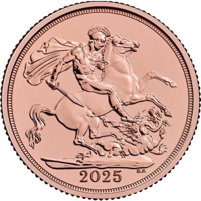 Zlatá mince 1 Libra Sovereign 2025 – obrázek 1