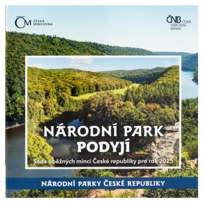 Sada oběžných mincí 2025 Národní parky Podyjí stand - obrázek 1