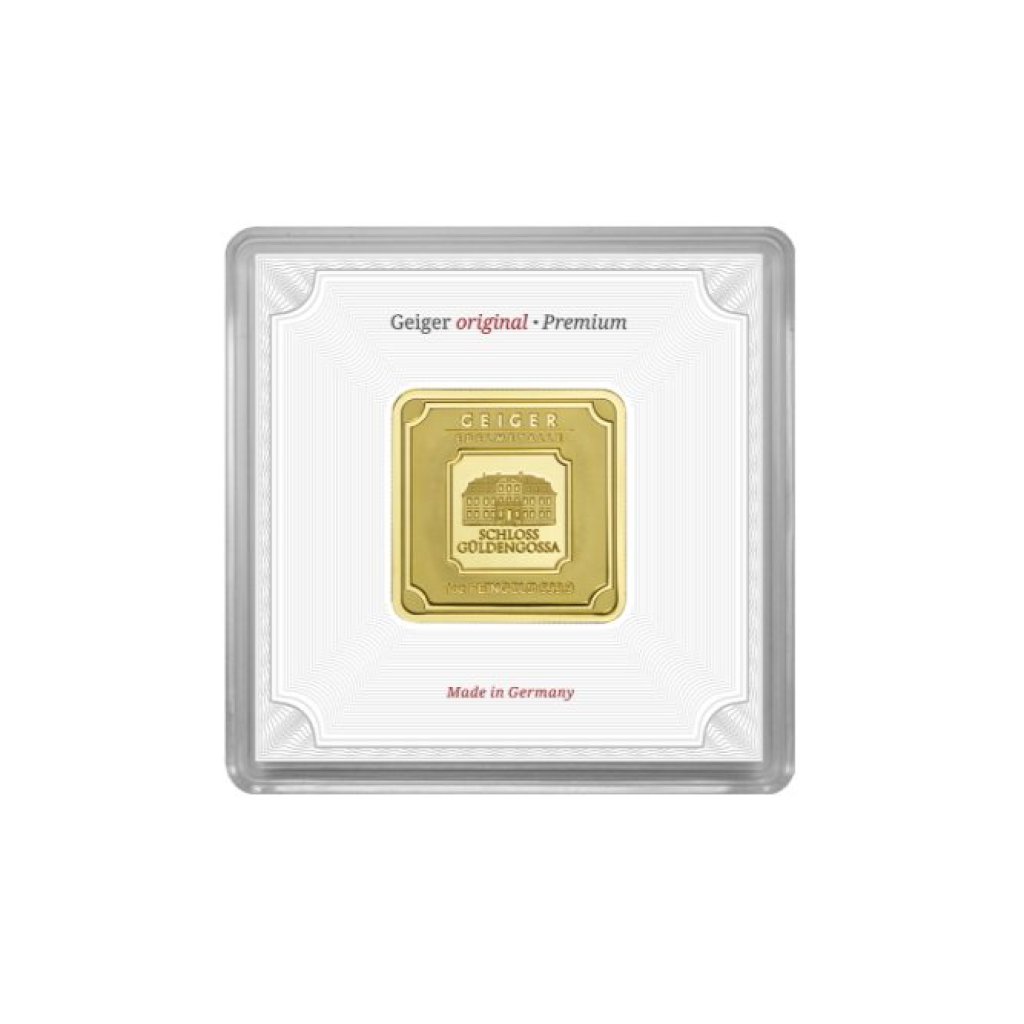 Zlatý slitek 1 Oz Geiger original – obrázek 1