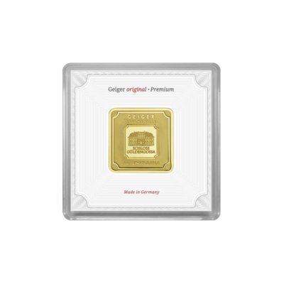 Zlatý slitek 1 Oz Geiger original – obrázek 1