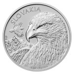 Sada dvou stříbrných 1oz investičních mincí Český lev a Orel 2025 stand – obrázek 5