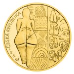 Zlatá půluncová medaile Věstonická Venuše proof – obrázek 2
