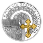 Sada dvou stříbrných mincí Svatovítský poklad - Relikvie sv. Vojtěcha selekt. pokov Au proof – obrázek 2