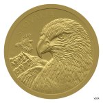 Zlatá 1/25oz investiční mince Orel 2025 stand číslovaný