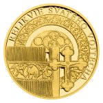 Sada dvou zlatých mincí Svatovítský poklad - Relikvie sv. Vojtěcha proof – obrázek 1