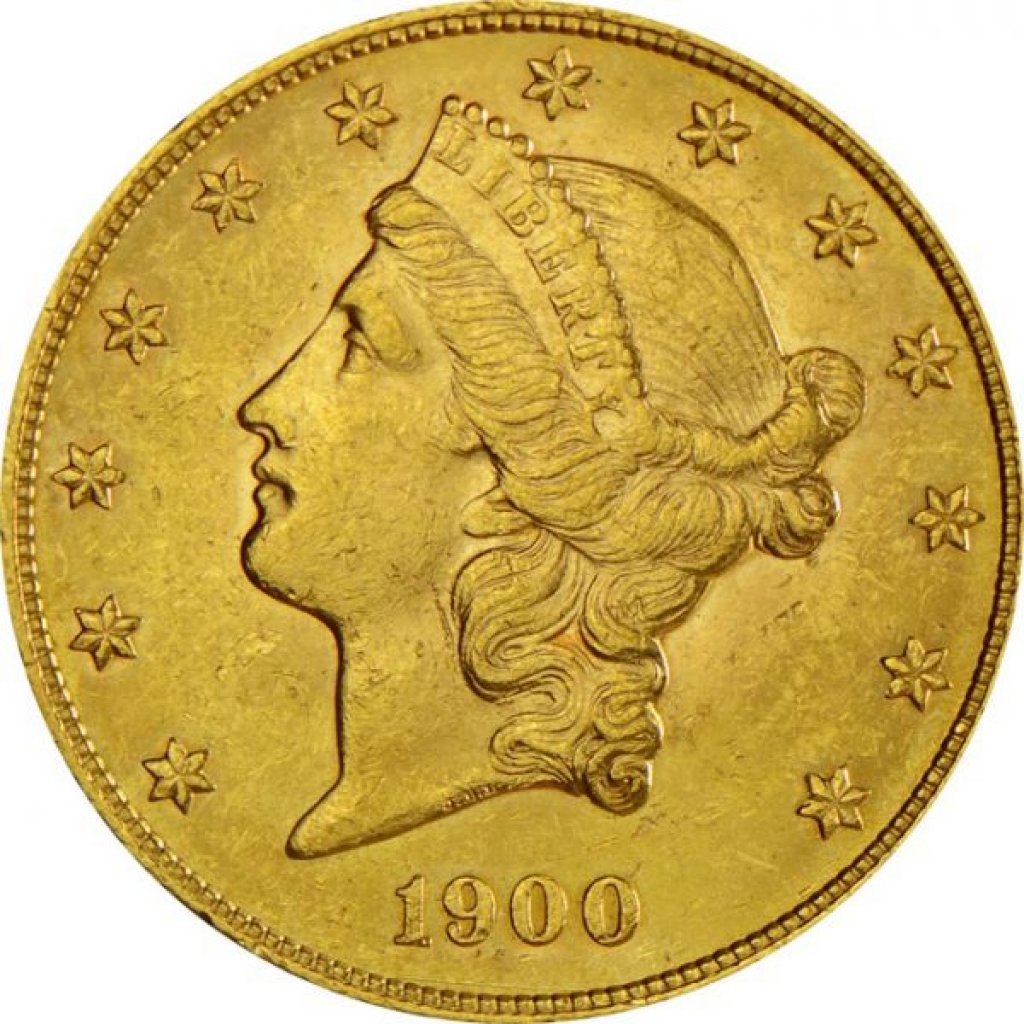 Zlatá mince 20 USD Double Eagle Liberty Head – obrázek 1