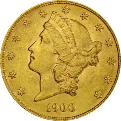 Zlatá mince 20 USD Double Eagle Liberty Head – obrázek 1