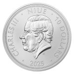 Stříbrná 5oz investiční mince Český lev 2025 stand – obrázek 3