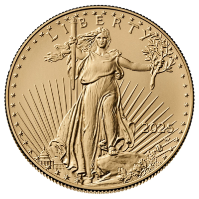 Zlatá mince 1 Oz American Eagle 2025 - obrázek 1