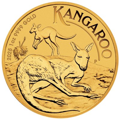Zlatá mince 1 Oz  Kangaroo / Nugget 2025 - obrázek 1