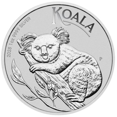 Stříbrná mince 1 Oz Koala 2025 – obrázek 1