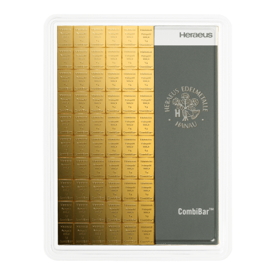 Zlatý investiční slitek tabulkový (CombiBar) 100 g
