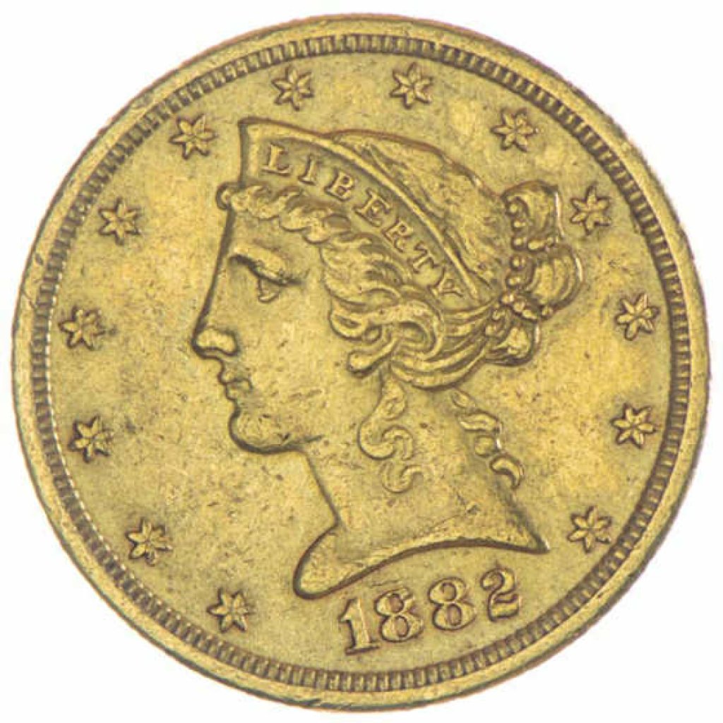 Zlatá mince 5 USD Eagle Liberty – obrázek 1