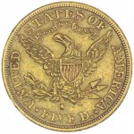 Zlatá mince 5 USD Eagle Liberty – obrázek 2
